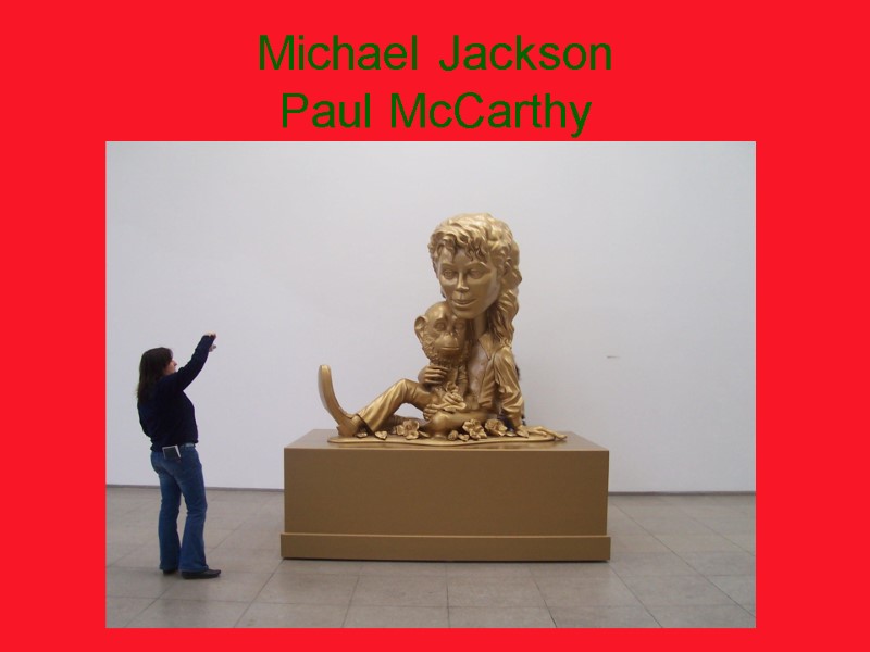 Michael Jackson Paul McCarthy